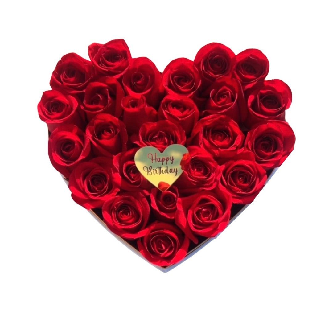 🌹 Acrylic Rose Box — F‑072