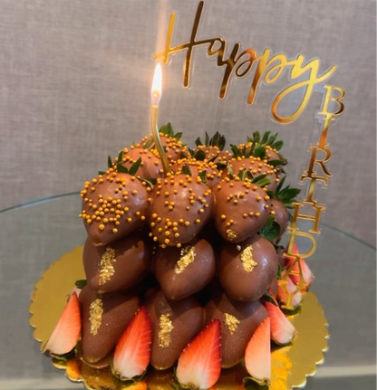 🍓 Strawberry & Premium Chocolate Cake — F‑050