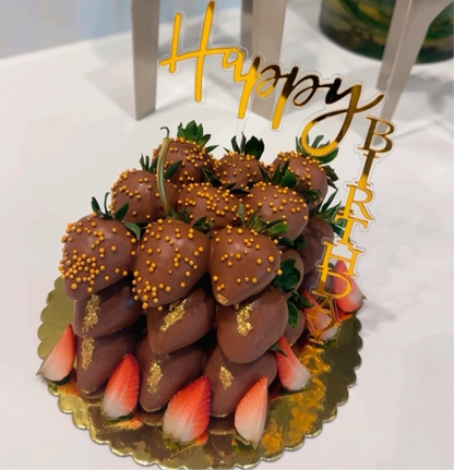 🍓 Strawberry & Premium Chocolate Cake — F‑050
