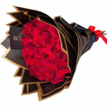 🌹 Red Rose Bouquet — F‑010