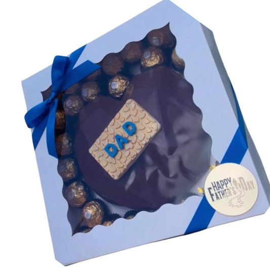 (F-083) Breakable Chocolate Heart Surprise (Ferrero Rocher)