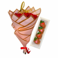 (F-011) Red Rose Bouquet / Chocolate Covered Strawberries