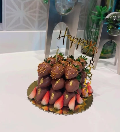 🍓 Strawberry & Premium Chocolate Cake — F‑050