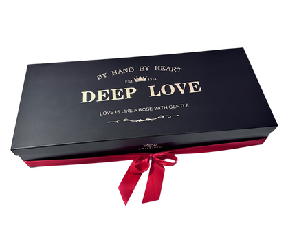 🌹 “I ❤️ U” Rose Box with Occasion Topper — F‑005